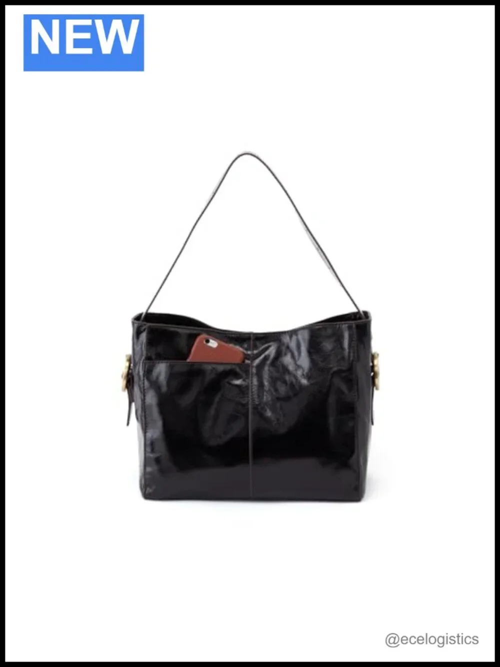 HOBO Render Leather Shoulder Bag Women's Structured Purse Handcrafted Travel